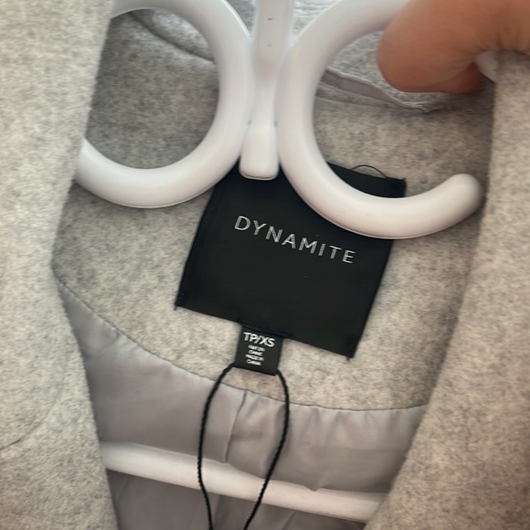 Never used before gray long coat from Dynamite - Picture 2 of 3